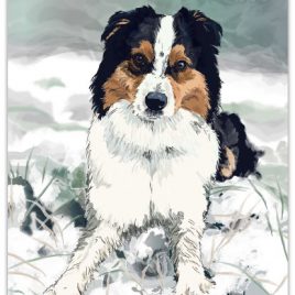 Personalised Digital Pet Portrait Painting